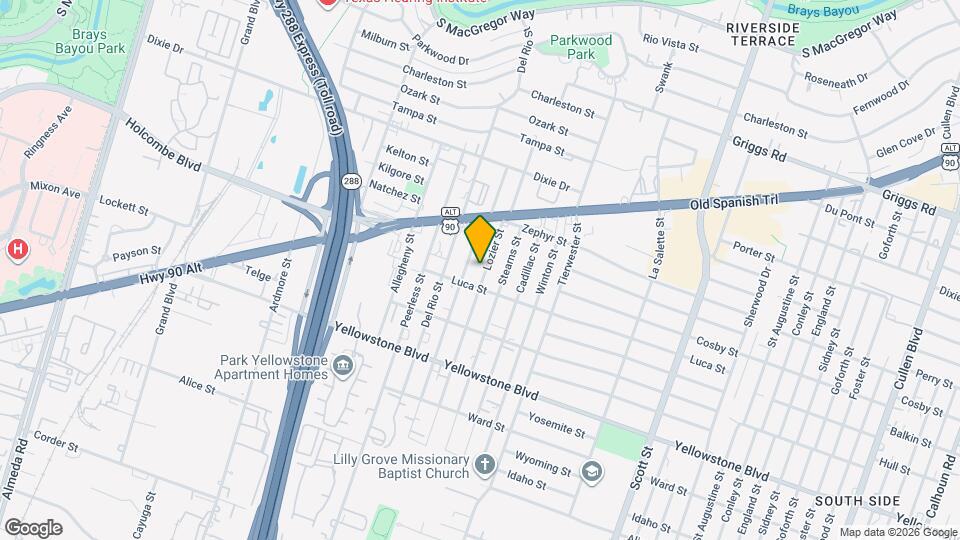 6644 Lozier St Map and Location Details