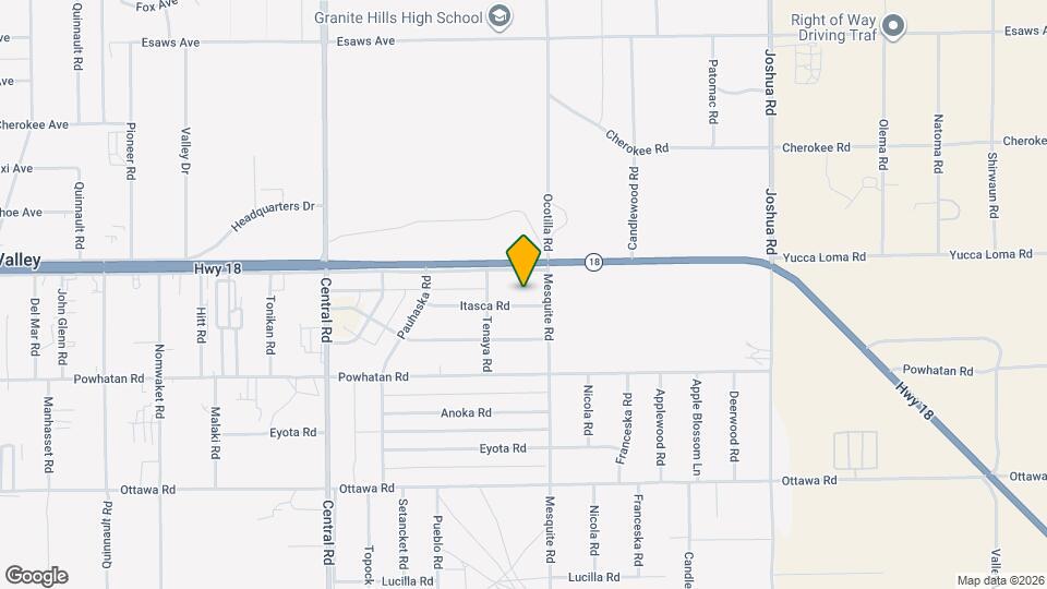 22854 Itasca Rd Map and Location Details