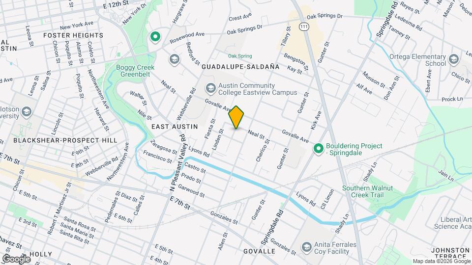 1103 Brass St Map and Location Details