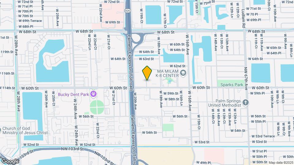 6055 W 19th Ave Map and Location Details