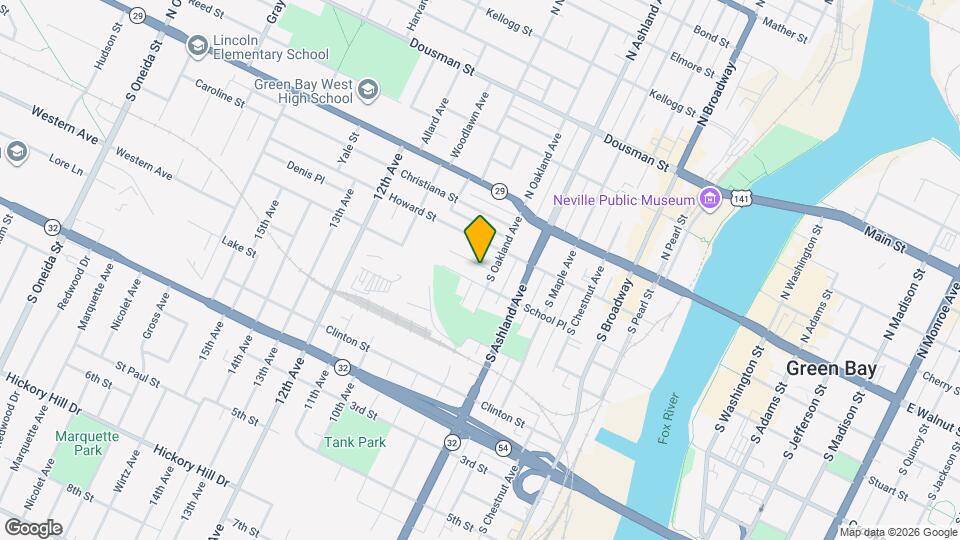 809 Cora St Map and Location Details