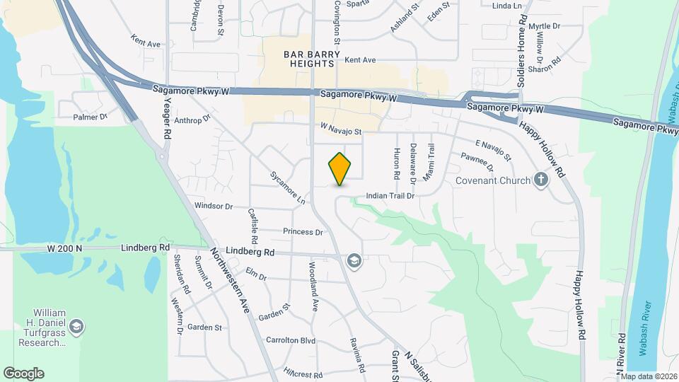 1961 Indian Trail Dr Map and Location Details