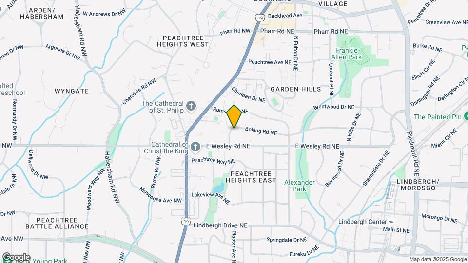 129 W Bolling Rd NE Map and Location Details