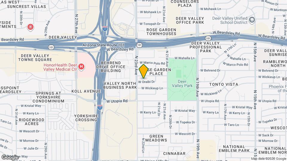 2220 W Oraibi Dr Mapa y Detalles de la Ubicación