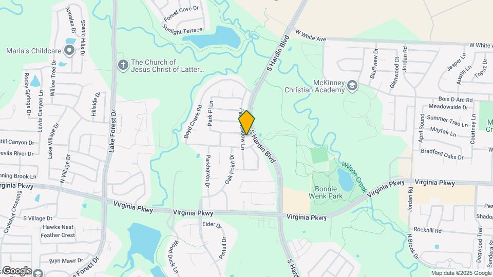 600 Park Meadow Ln Map and Location Details