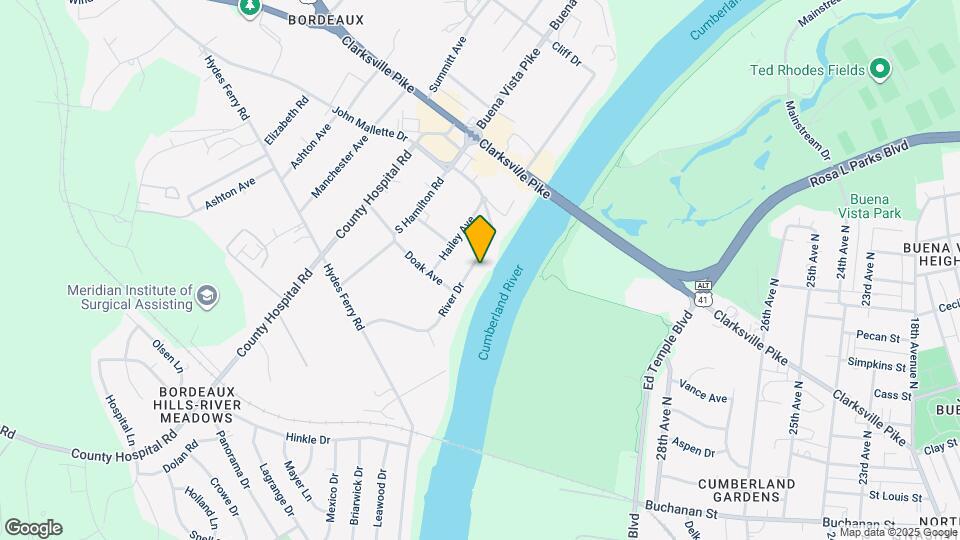 1818 River Dr Map and Location Details
