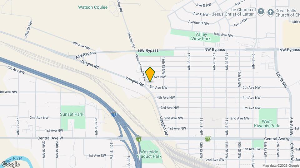 1635 5th Ave NW Map and Location Details