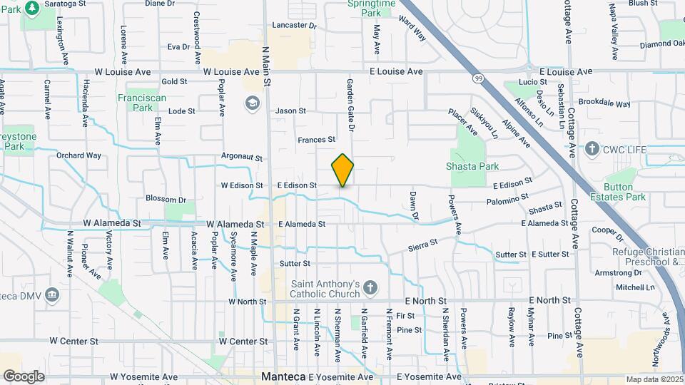 366 E Edison St Map and Location Details