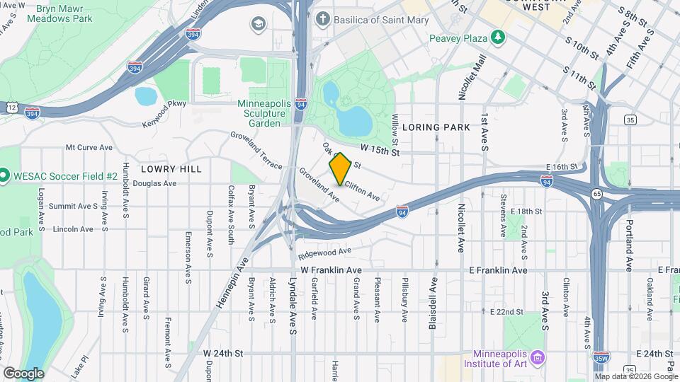 400 Groveland Ave Map and Location Details