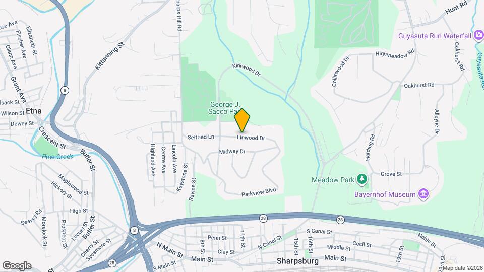 721 Linwood Dr Mapa y Detalles de la Ubicación
