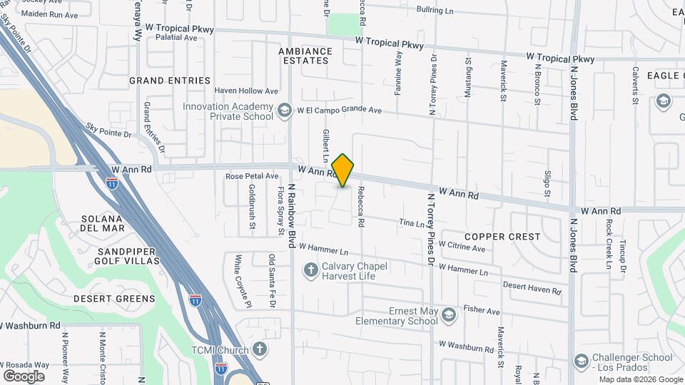 5526 Moonlight Gdn St Map and Location Details