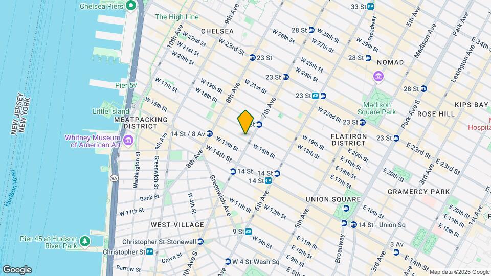 207 W 16th St Mapa y Detalles de la Ubicación