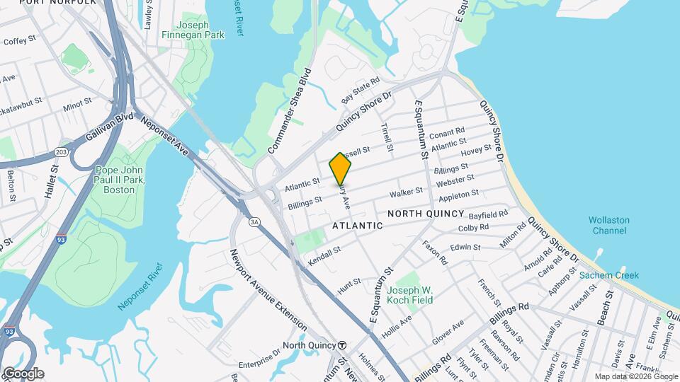 39 Newbury Ave Mapa y Detalles de la Ubicación