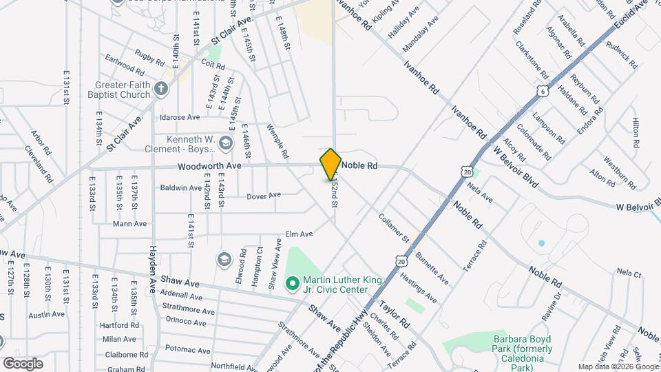 1286 E 152nd St Map and Location Details