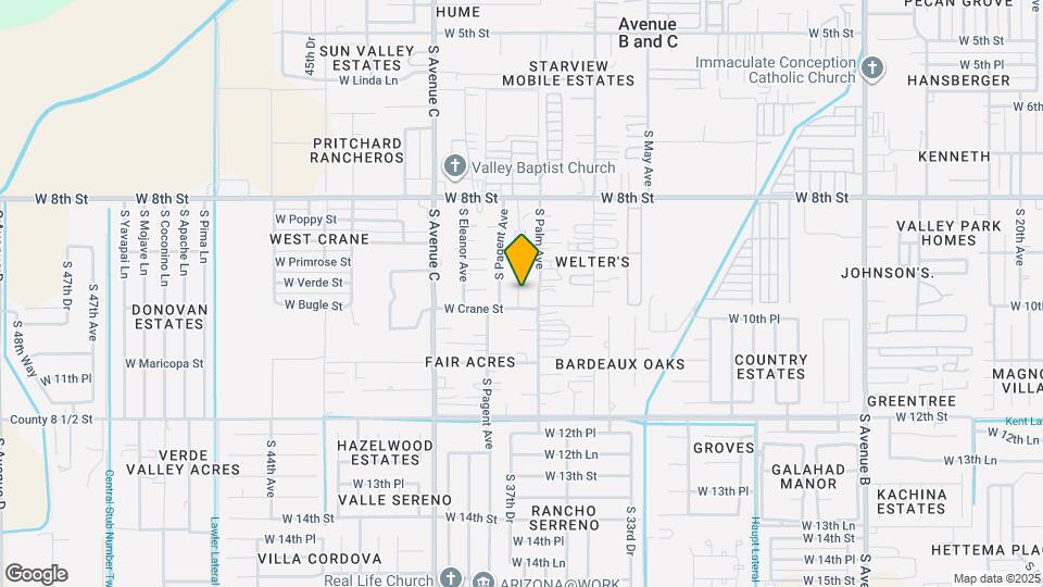 985 S 37th Ave Map and Location Details