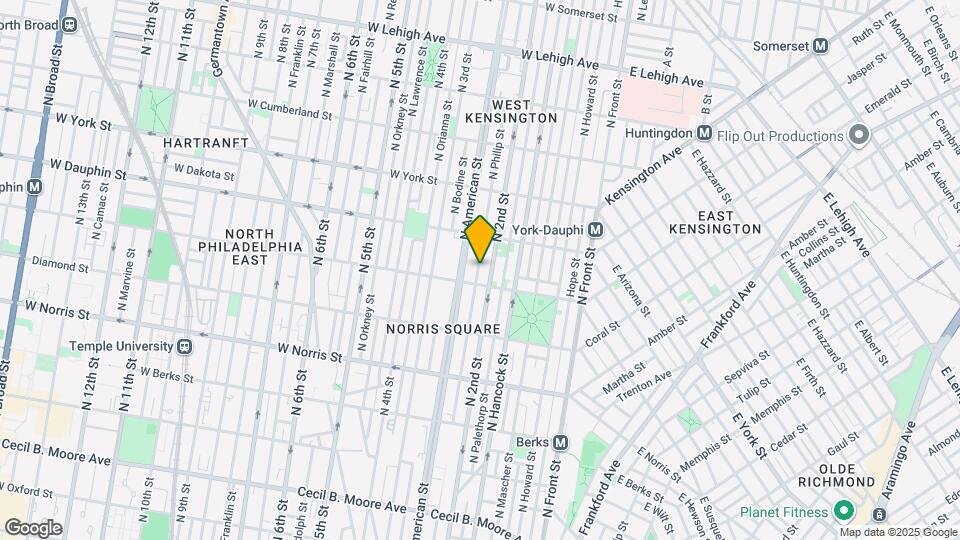 2213 N Philip St Map and Location Details