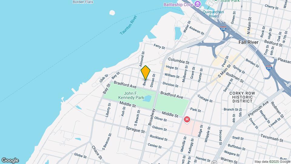 184-186 Beach St Mapa y Detalles de la Ubicación