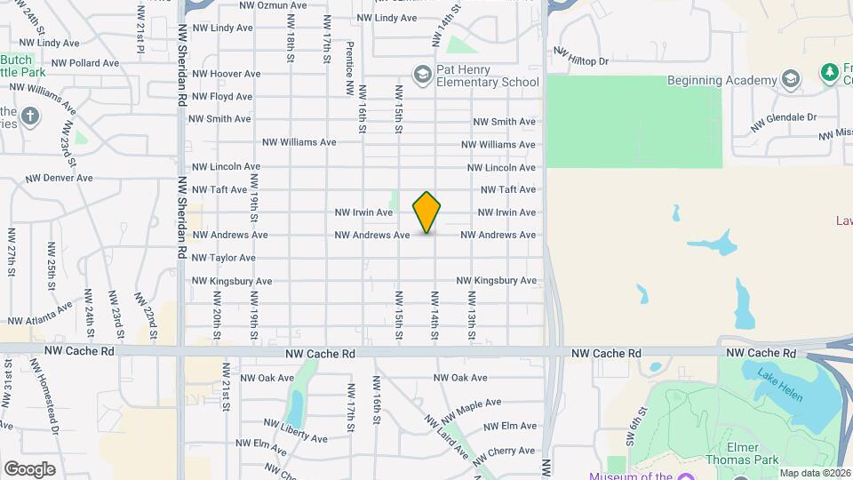1404 NW Andrews Ave Map and Location Details