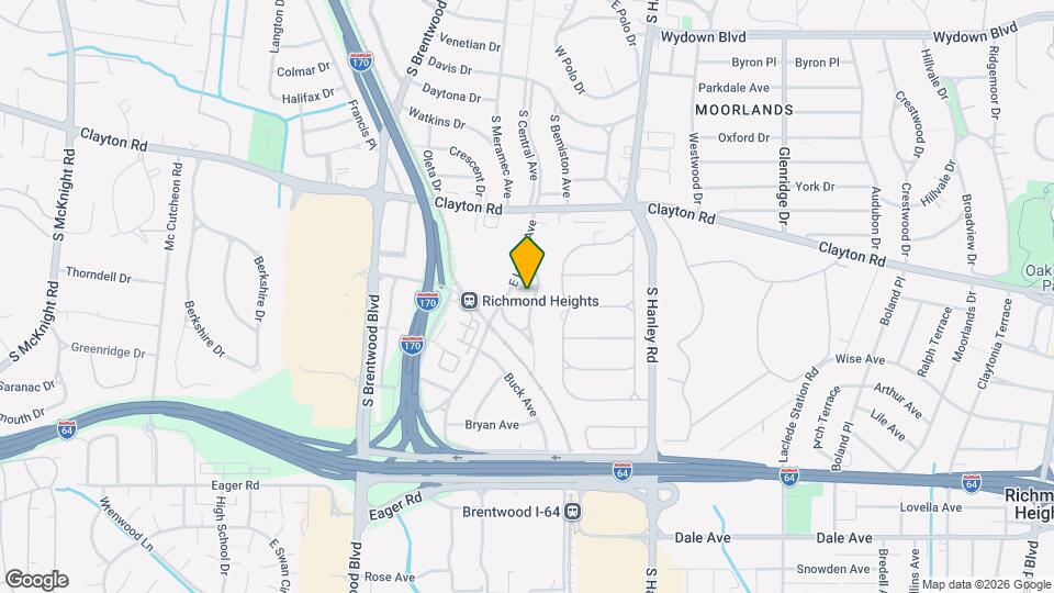 1071 Terrace Dr Map and Location Details