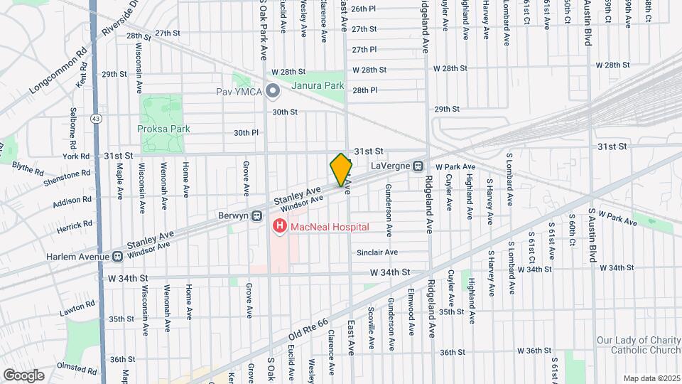6606 Windsor Ave Map and Location Details