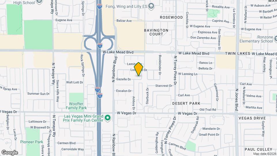 6564 Gazelle Dr Map and Location Details