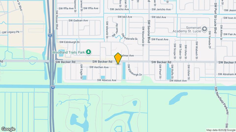 4617 SW Keats St Map and Location Details