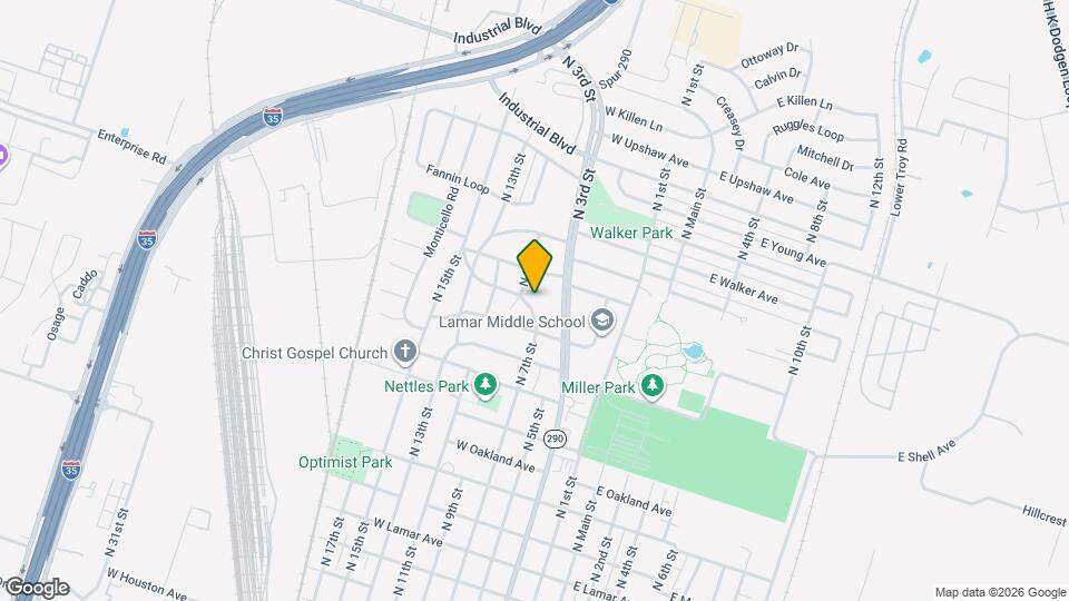 410 Mayborn Dr Map and Location Details