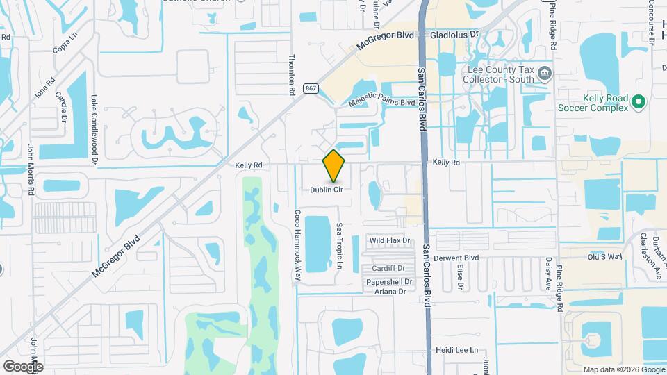 16251 Dublin Cir, Unit Sanibel Way Mapa y Detalles de la Ubicación