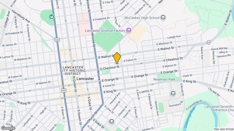 339 E Chestnut St Map and Location Details
