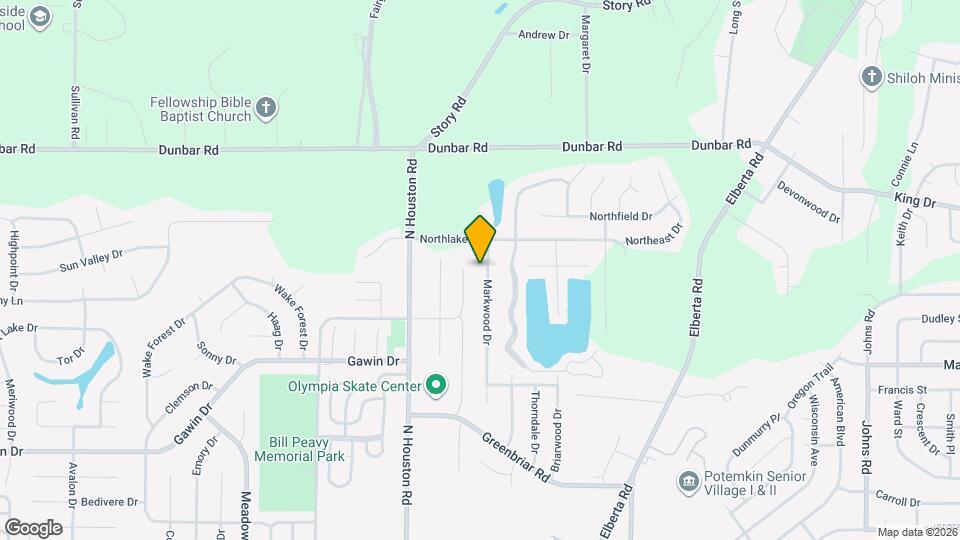 233 Markwood Dr Map and Location Details