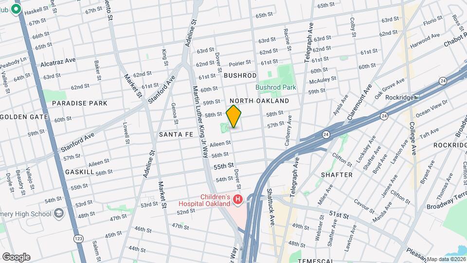 688 57th St Map and Location Details