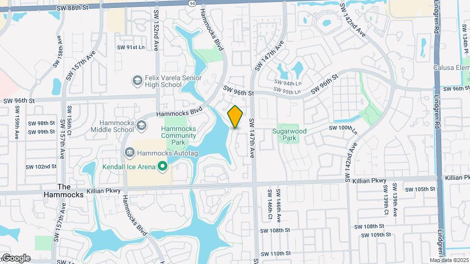 9912 SW 147th Pl Map and Location Details