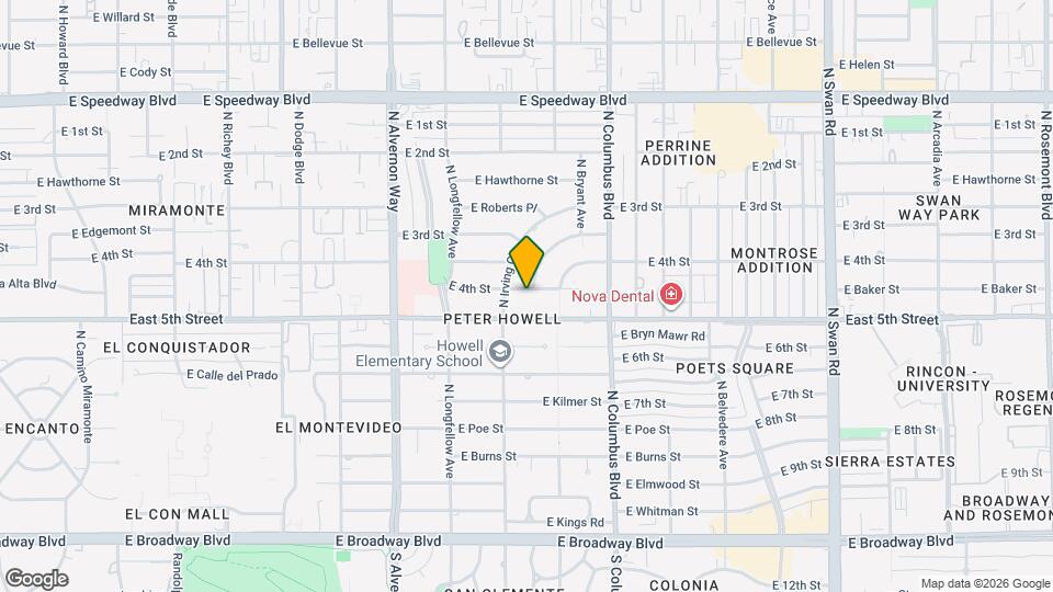 4120 E 4th St Mapa y Detalles de la Ubicación