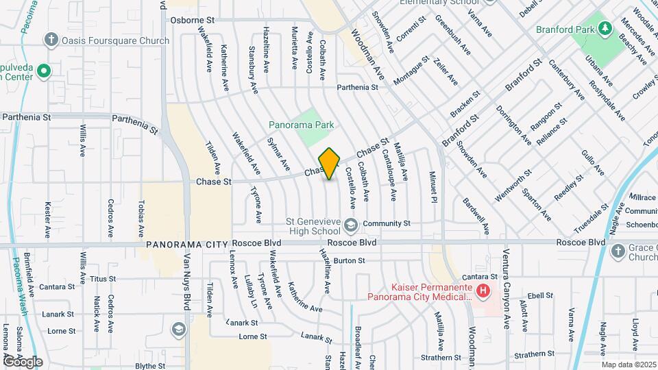 8440 Hazeltine Ave Map and Location Details