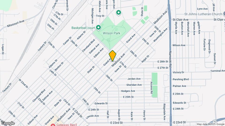 2633 Madison Ave Map and Location Details