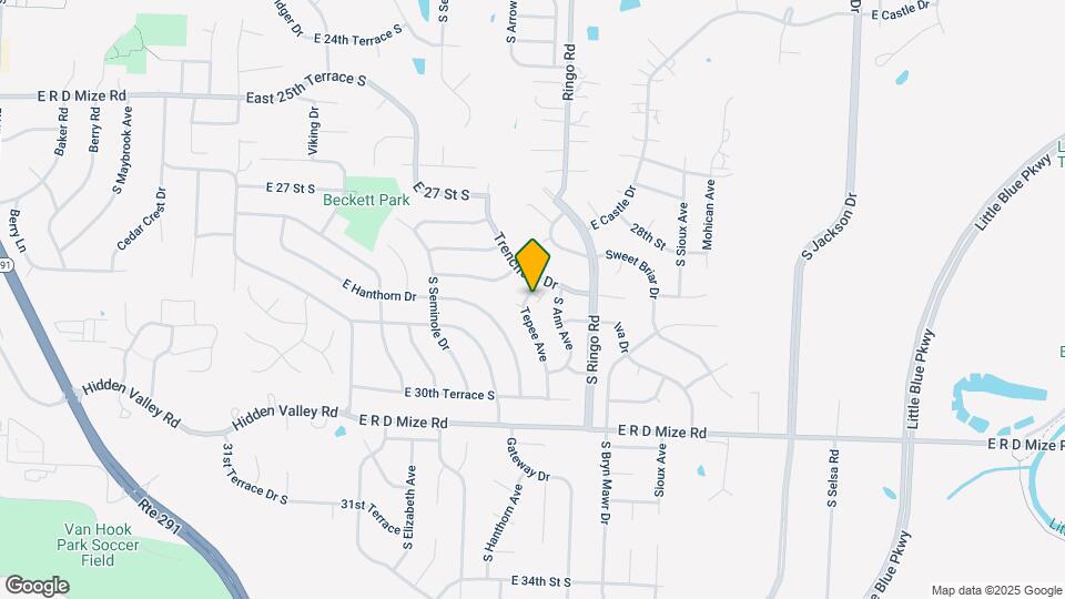 2829 Tepee Ave Map and Location Details