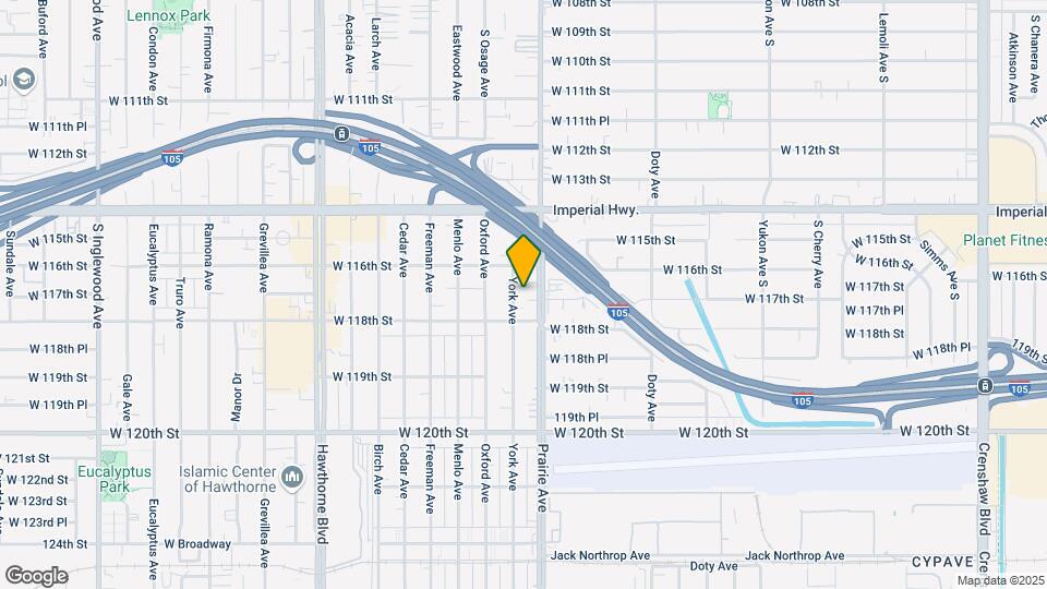 11652 York Ave Map and Location Details