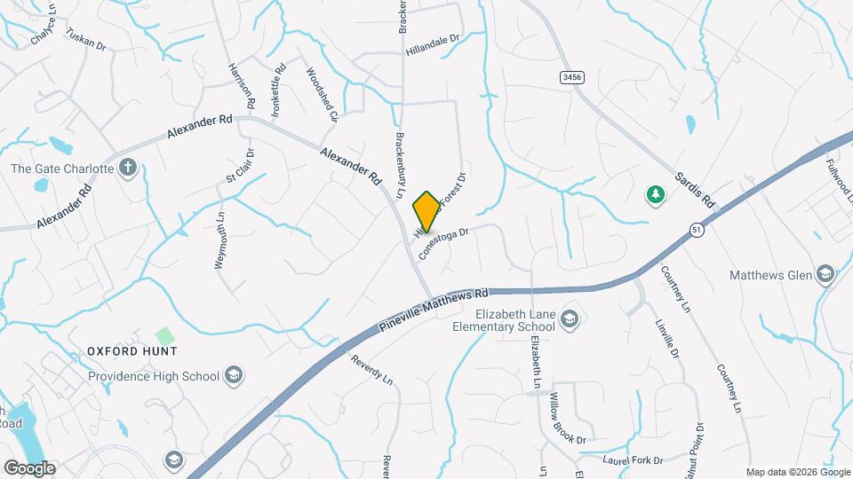 1018 Conestoga Dr Map and Location Details