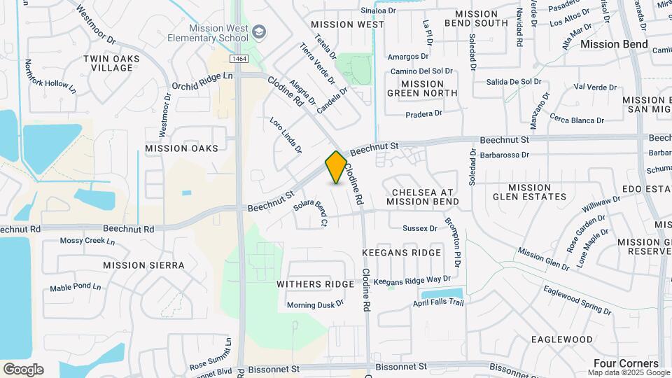 8207 Aliso Canyon Ln Mapa y Detalles de la Ubicación