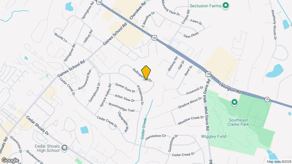 200 Rollingwood Dr Map and Location Details