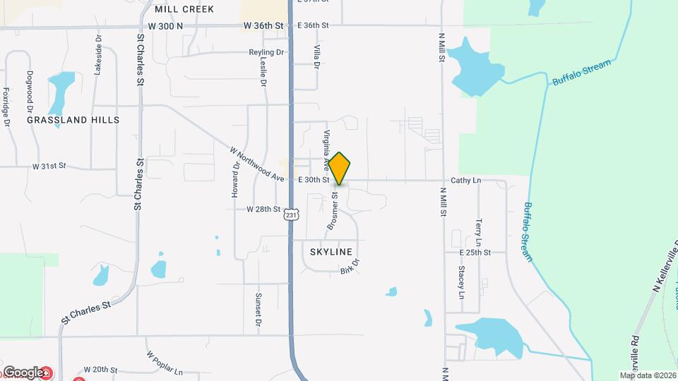 2916 Brosmer St Map and Location Details