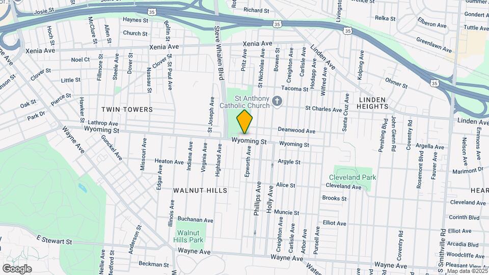 1713 Wyoming St Map and Location Details