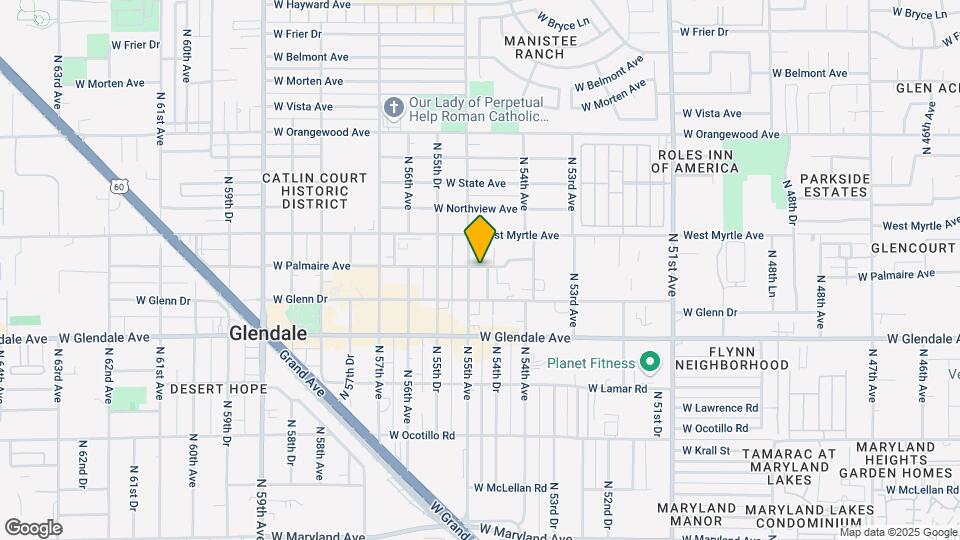 Glendale Gardens Mapa y Detalles de la Ubicación
