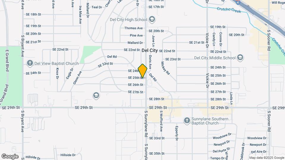 4224 SE 25th St Map and Location Details