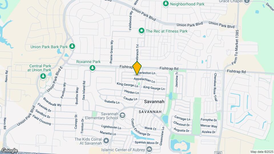 1021 Appalachian Ln Map and Location Details