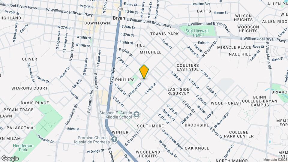 1314 Antone St Map and Location Details
