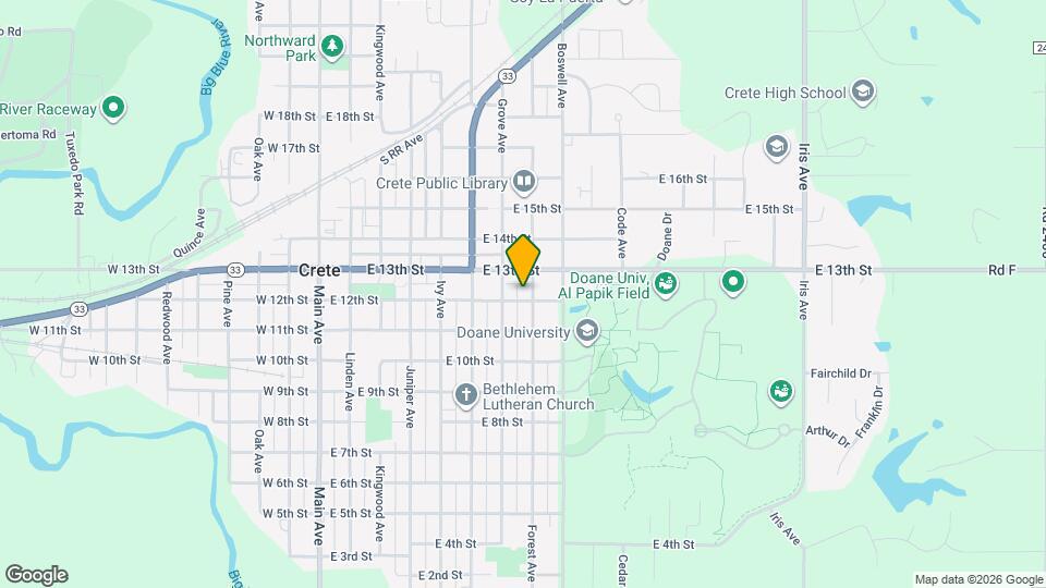 730 E 12th St Map and Location Details