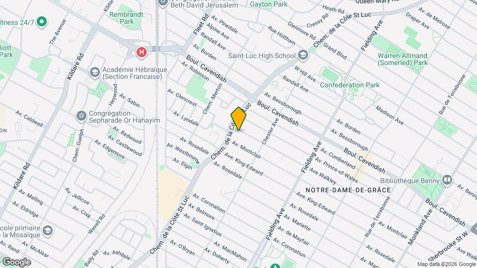 5460 Walkley Av Map and Location Details