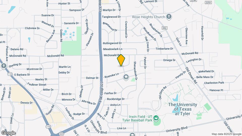 2615 Pine Crest Dr, Unit Home Map and Location Details