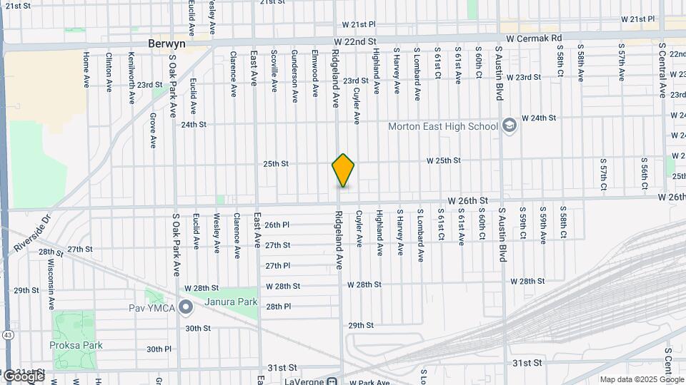 2533 Ridgeland Ave, Unit #2 Map and Location Details